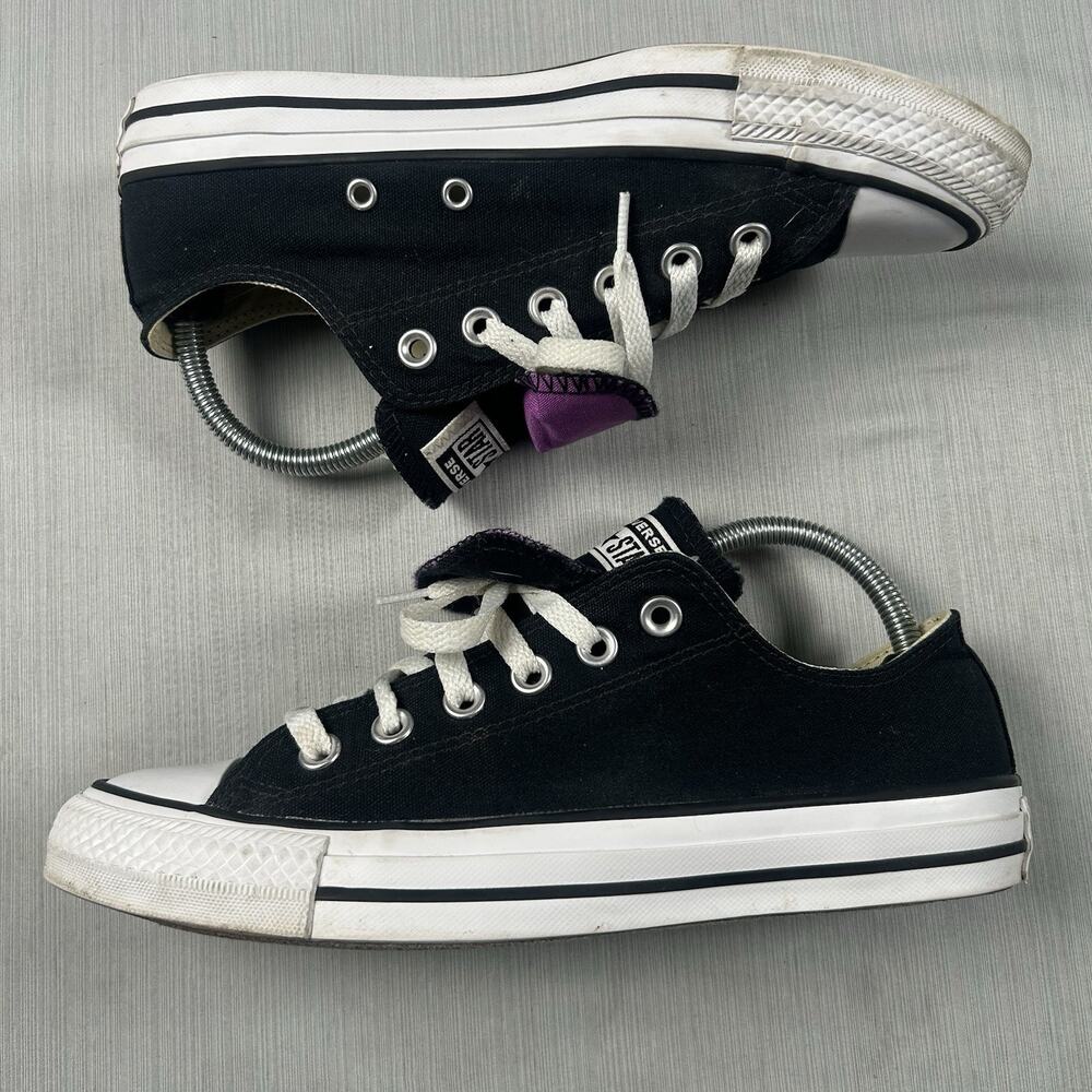 Converse All Star Chuck Taylor Low Double Tongue Women’s Size 8 Casual Sneakers